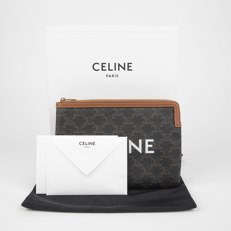 CELINE Triomphe 小號手拿包 10D672BZQ-0