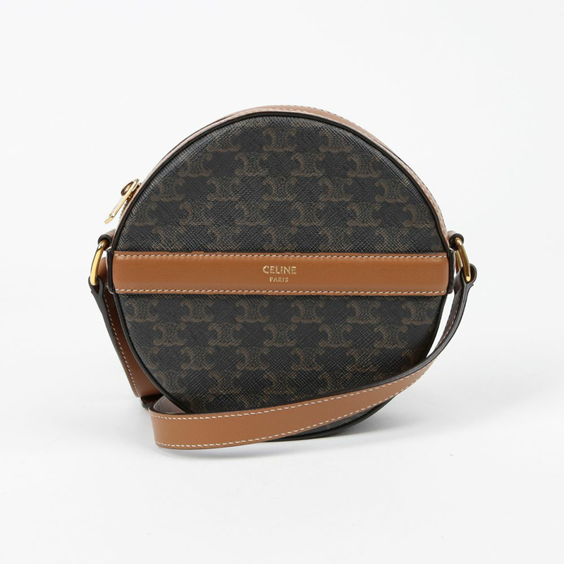 【包稅】CELINE 10G342CAM 圓形脈衝肩帶斜背包-1