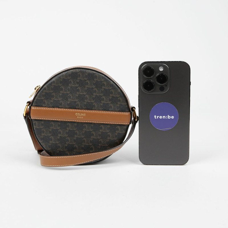 【包稅】CELINE 10G342CAM 圓形脈衝肩帶斜背包-6