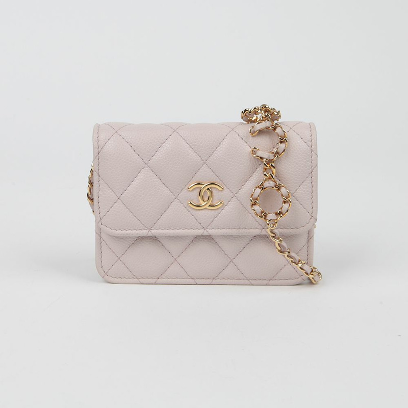 CHANEL Caviar Skin Miss Coco 迷你鏈條單肩斜背包 AP2306-1