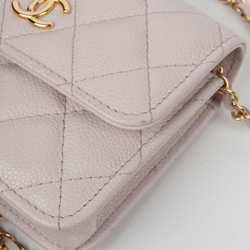 CHANEL Caviar Skin Miss Coco 迷你鏈條單肩斜背包 AP2306-6