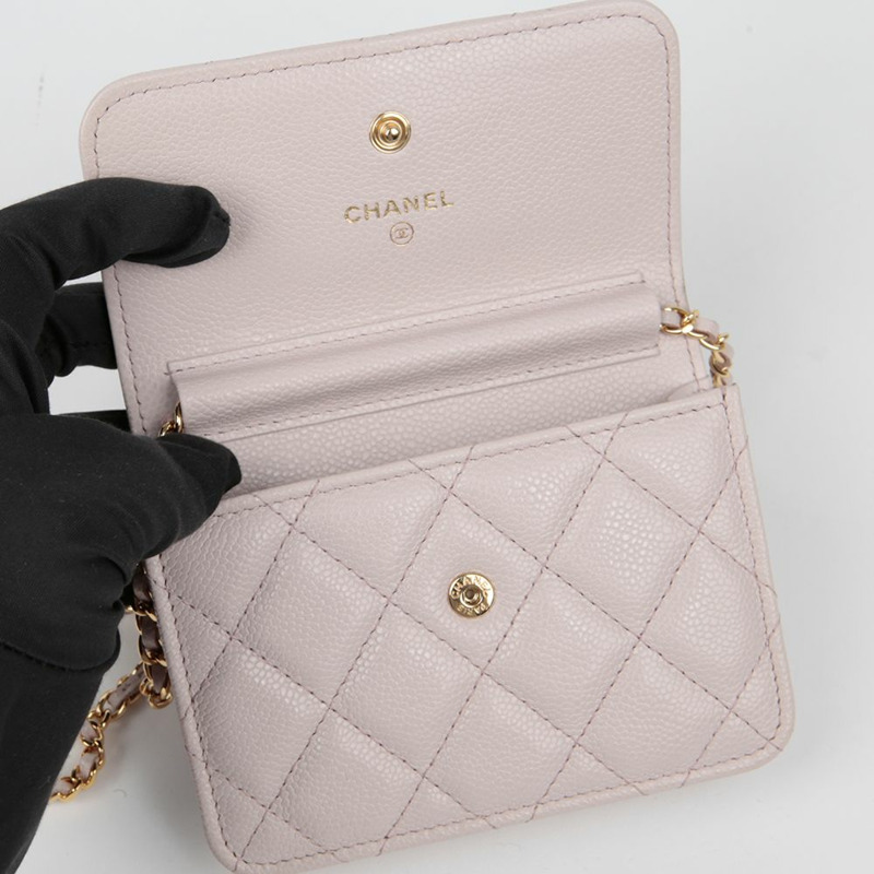 CHANEL Caviar Skin Miss Coco 迷你鏈條單肩斜背包 AP2306-10