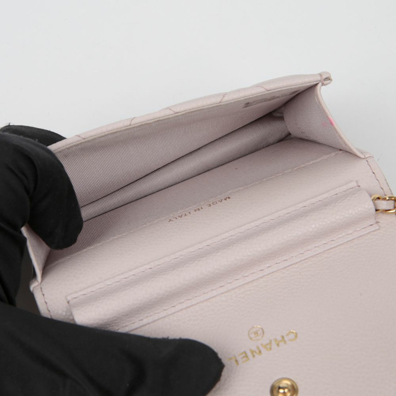 CHANEL Caviar Skin Miss Coco 迷你鏈條單肩斜背包 AP2306-12