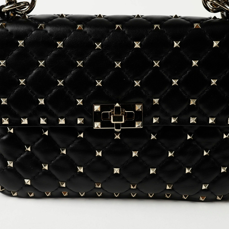 VALENTINO Rockstud Spike 中型托特單肩包 2B0122-1