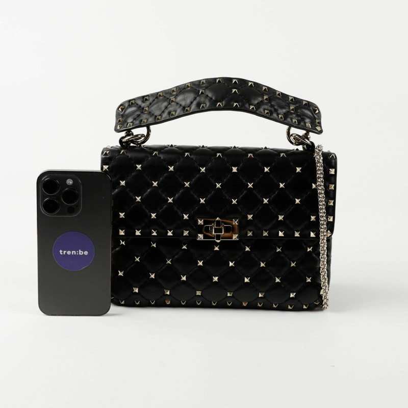 VALENTINO Rockstud Spike 中型托特單肩包 2B0122-7