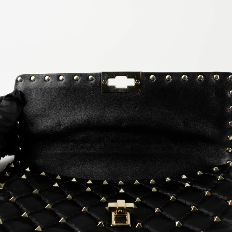 VALENTINO Rockstud Spike 中型托特單肩包 2B0122-8