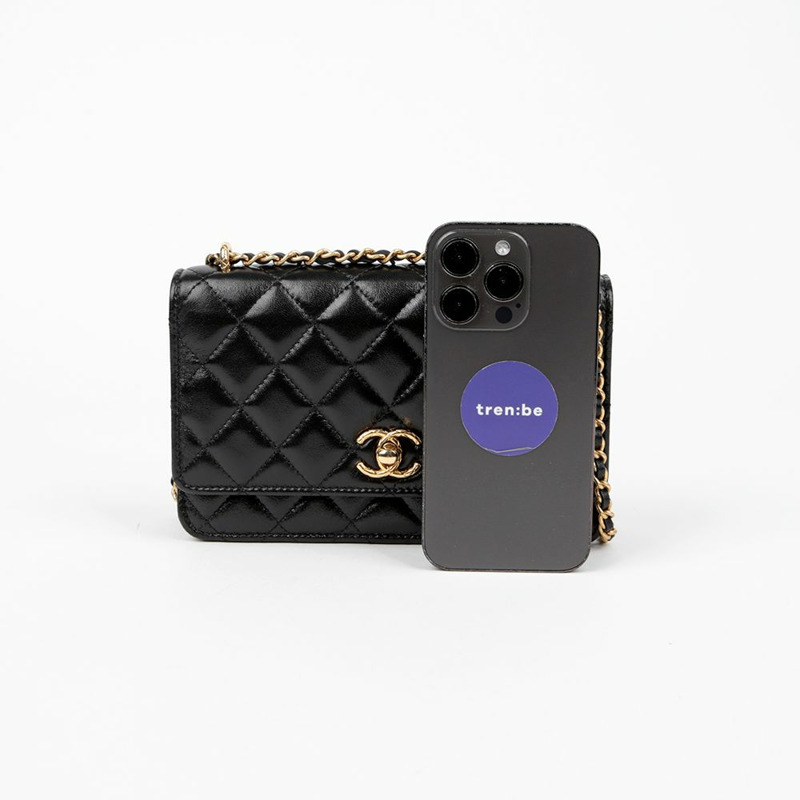 【包稅】CHANEL AP3102 雙鏈 WOC 單肩斜背包-9