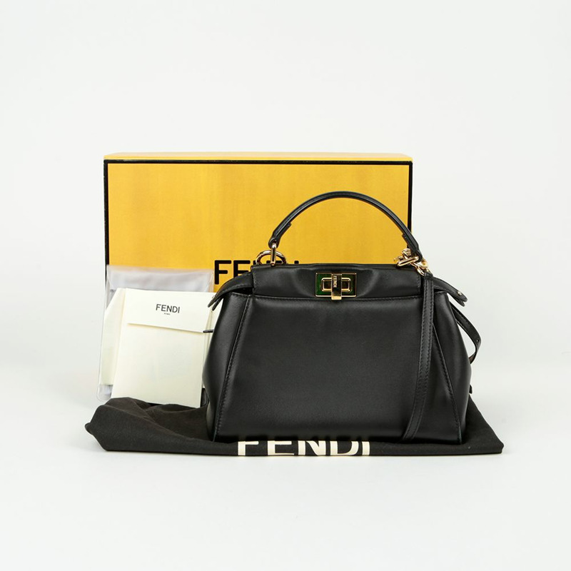 FENDI 8BN244 Peekaboo 迷你托特單肩包-0