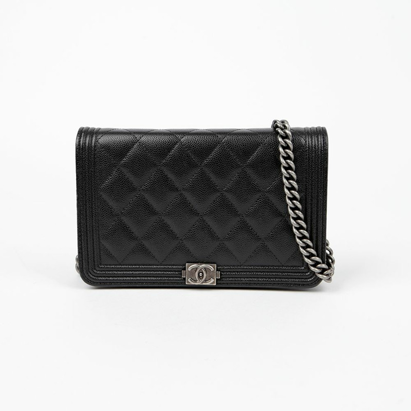 CHANEL Caviar Boy WOC 單肩斜背包 AP1117-0