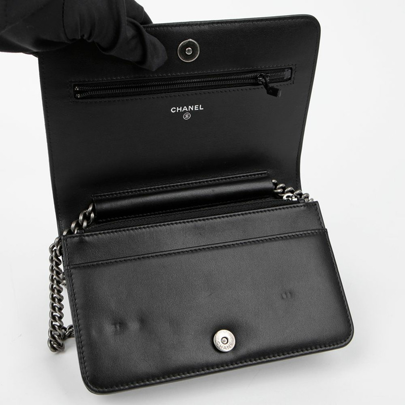 CHANEL Caviar Boy WOC 單肩斜背包 AP1117-7