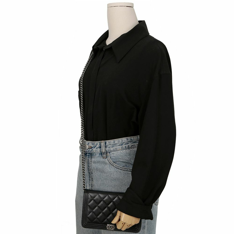 CHANEL Caviar Boy WOC 單肩斜背包 AP1117-9
