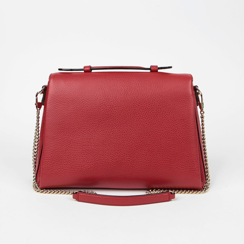GUCCI 互扣式頂部手把托特單肩包 510306-3