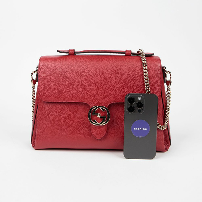 GUCCI 互扣式頂部手把托特單肩包 510306-6