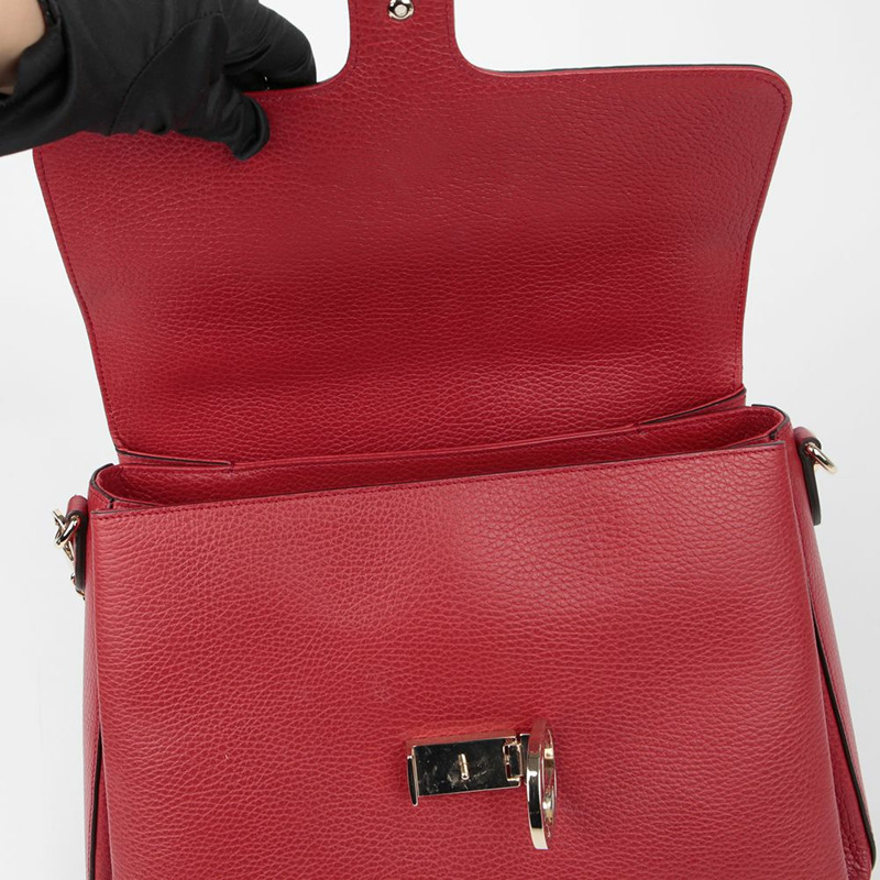 【包稅】GUCCI 互扣式頂部提把手提單肩包 510306-7