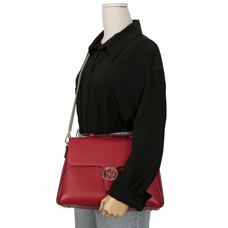 【包稅】GUCCI 互扣式頂部提把手提單肩包 510306-9