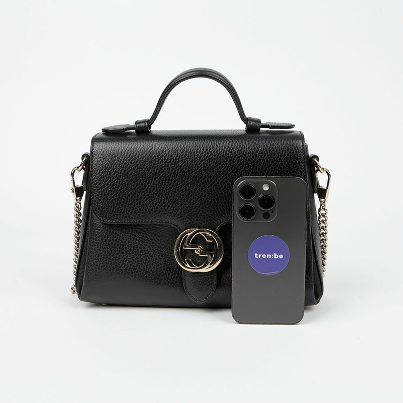 GUCCI 互扣式頂部手把托特單肩包 510302-8