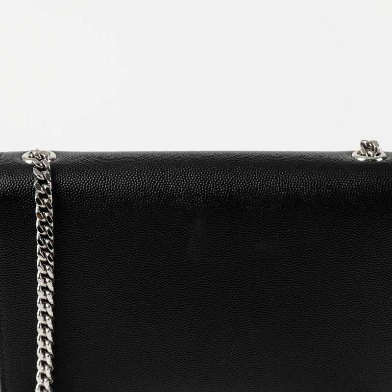 【包稅】SAINT LAURENT Kate 小號銀色鏈條單肩包 469390-3