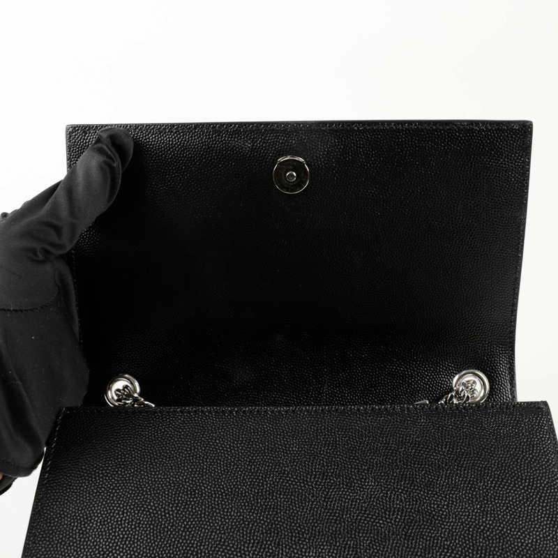 【包稅】SAINT LAURENT Kate 小號銀色鏈條單肩包 469390-8