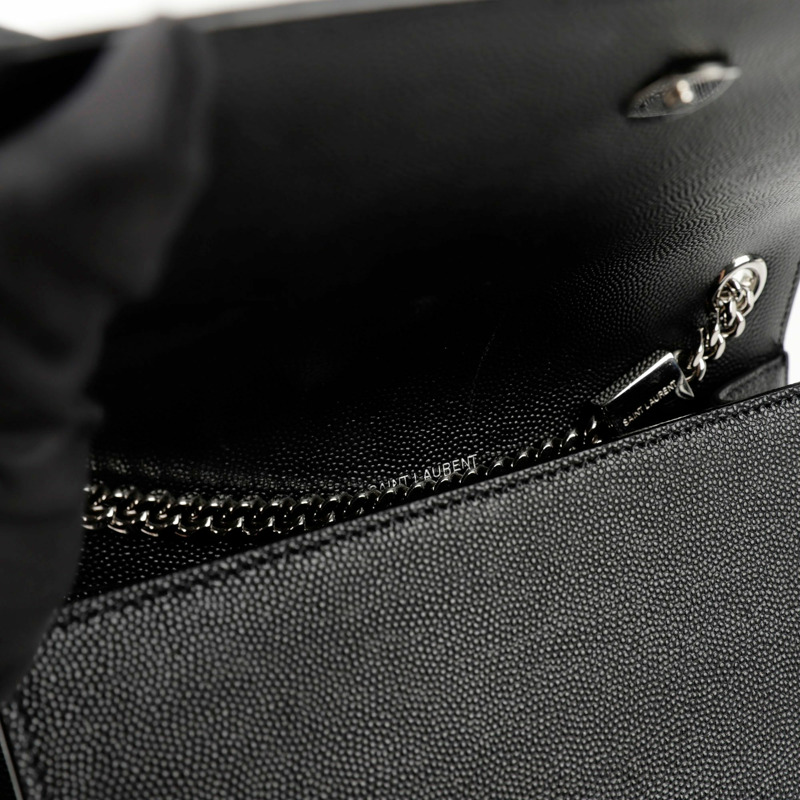 【包稅】SAINT LAURENT Kate 小號銀色鏈條單肩包 469390-9