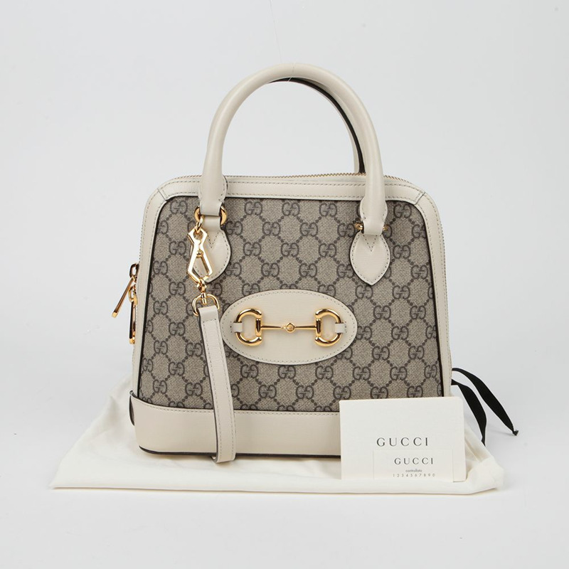 GUCCI Horsebit 1955 小號頂部提把托特單肩包 621220-0