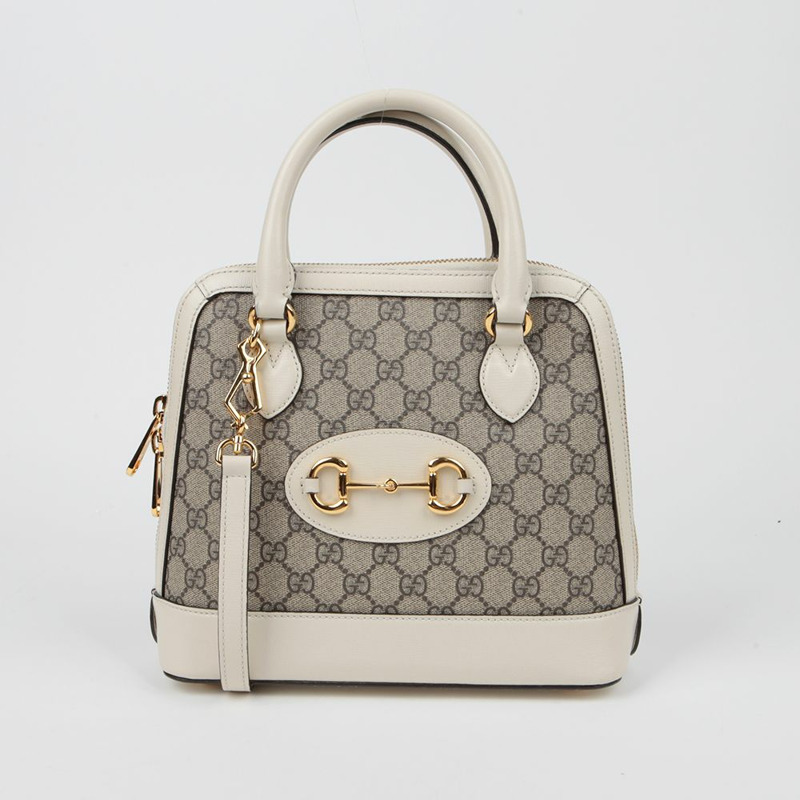 GUCCI Horsebit 1955 小號頂部提把托特單肩包 621220-1