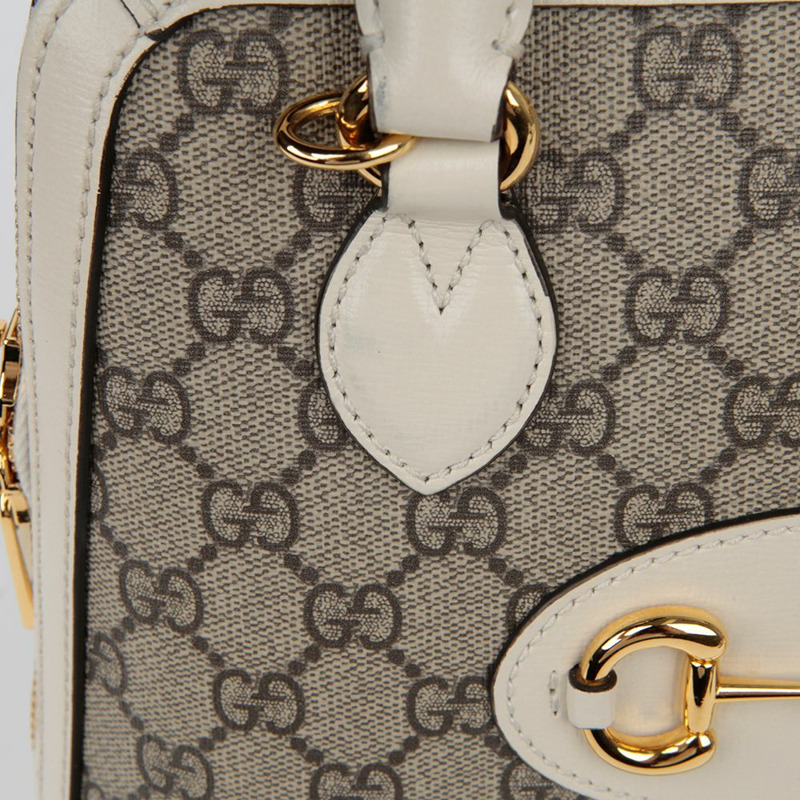 GUCCI Horsebit 1955 小號頂部提把托特單肩包 621220-3