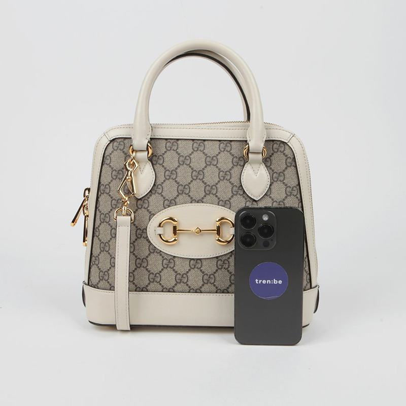 GUCCI Horsebit 1955 小號頂部提把托特單肩包 621220-8