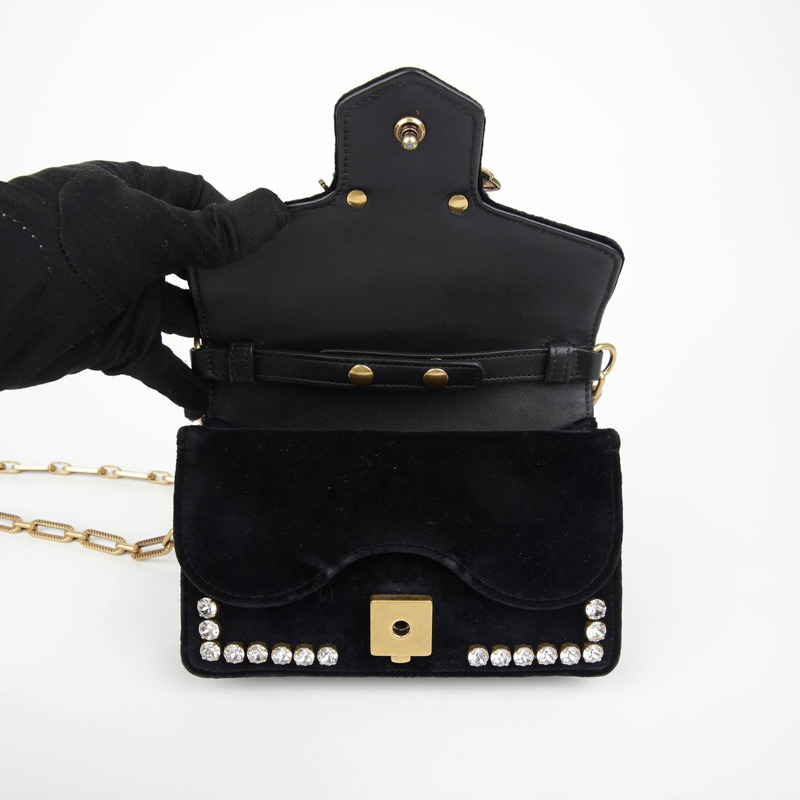GUCCI Broadway 迷你鏈條單肩斜挎包 489218-7