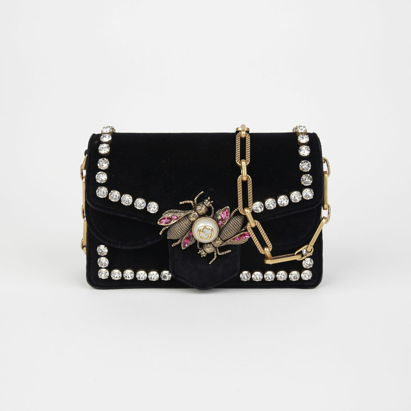 【包稅】GUCCI 百老匯迷你鏈肩斜背包 489218-1