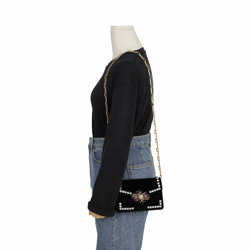 【包稅】GUCCI 百老匯迷你鏈肩斜背包 489218-9