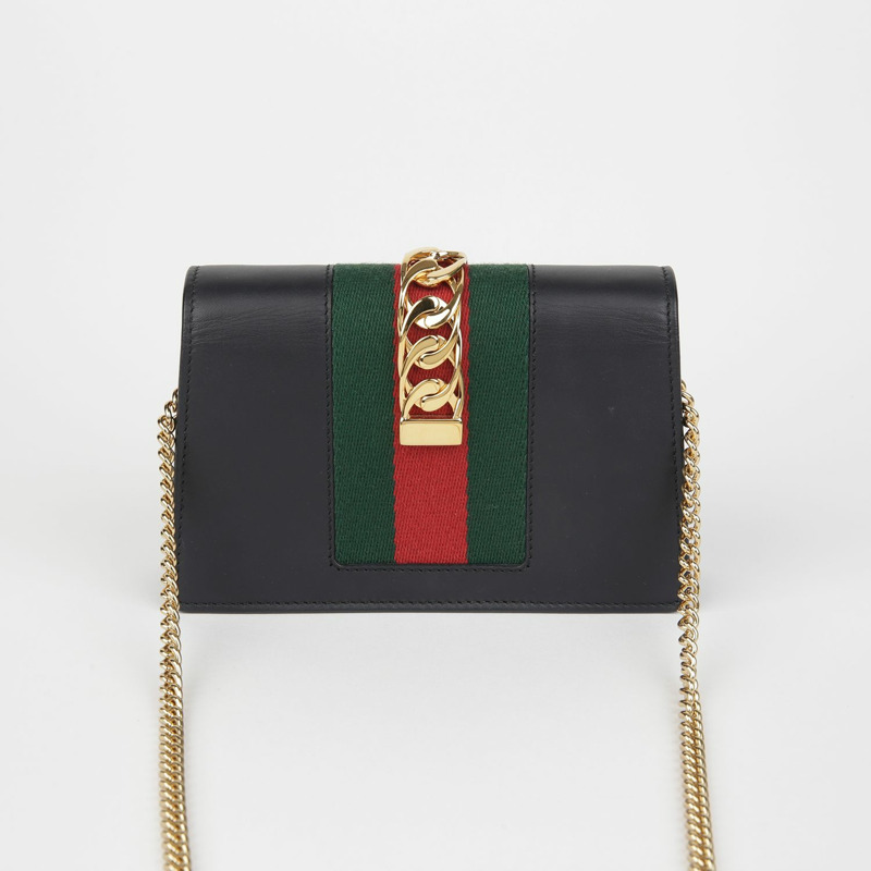 GUCCI Silvie 超迷你鏈肩斜背包 494646-3