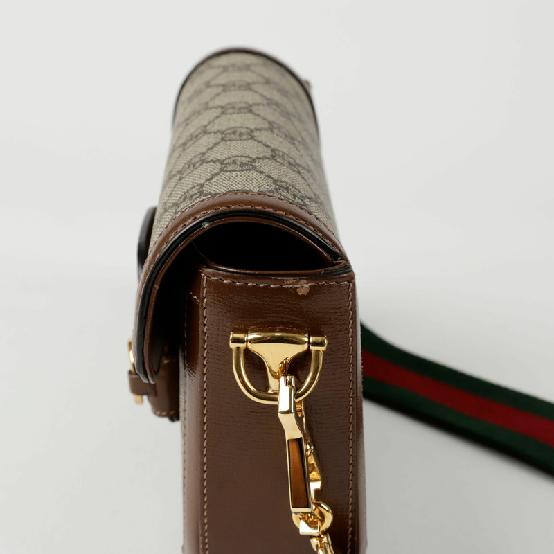 GUCCI Horsebit 1955 迷你肩斜背包 658574-4
