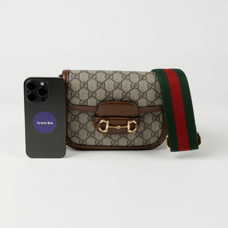GUCCI Horsebit 1955 迷你肩斜背包 658574-9