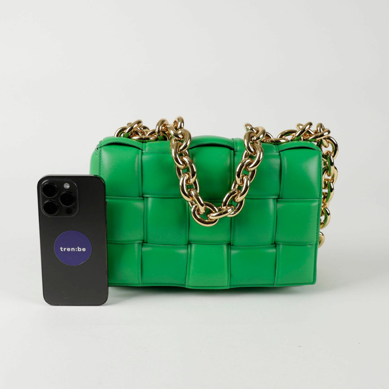 BOTTEGA VENETA 鏈條卡式肩斜背包 631421-6