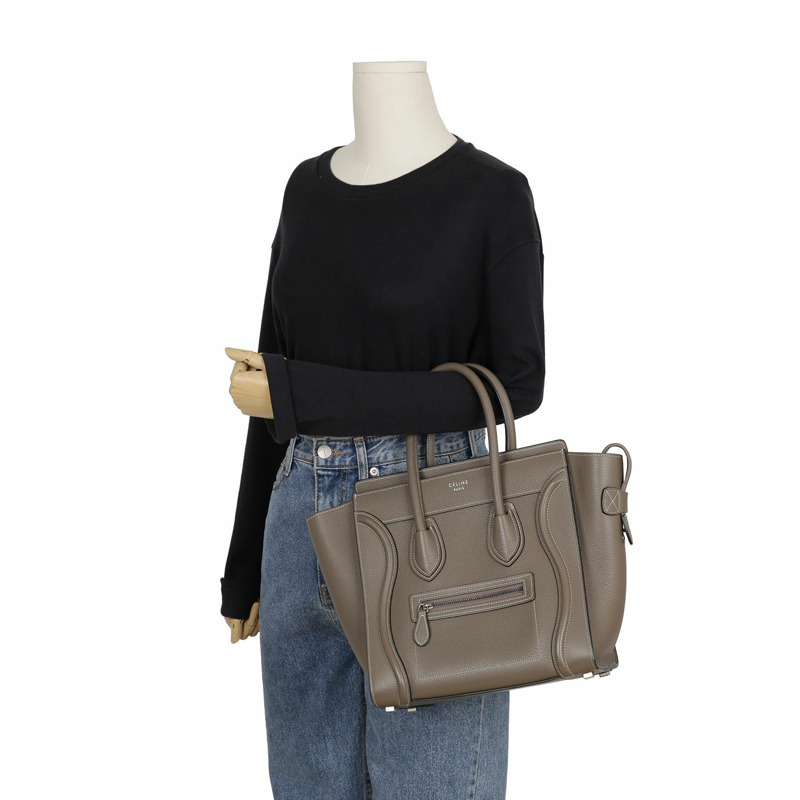 CELINE Luggage 微型手提包 189793-13