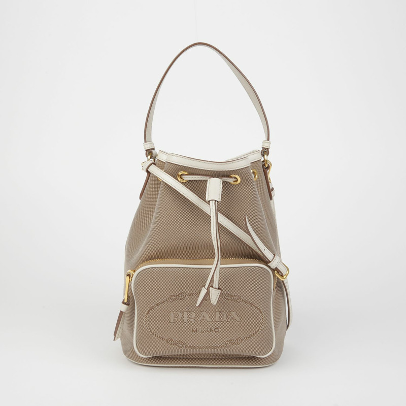 【包稅】PRADA 1BH038 Duet 水桶手提單肩包-0