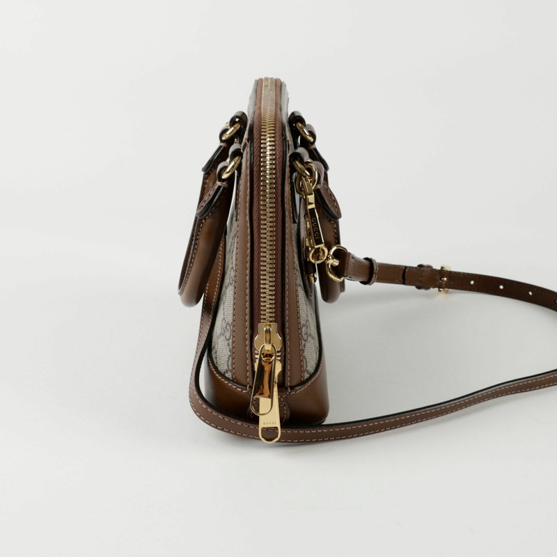 GUCCI Horsebit 1955 迷你頂部提把托特單肩包 640716-5