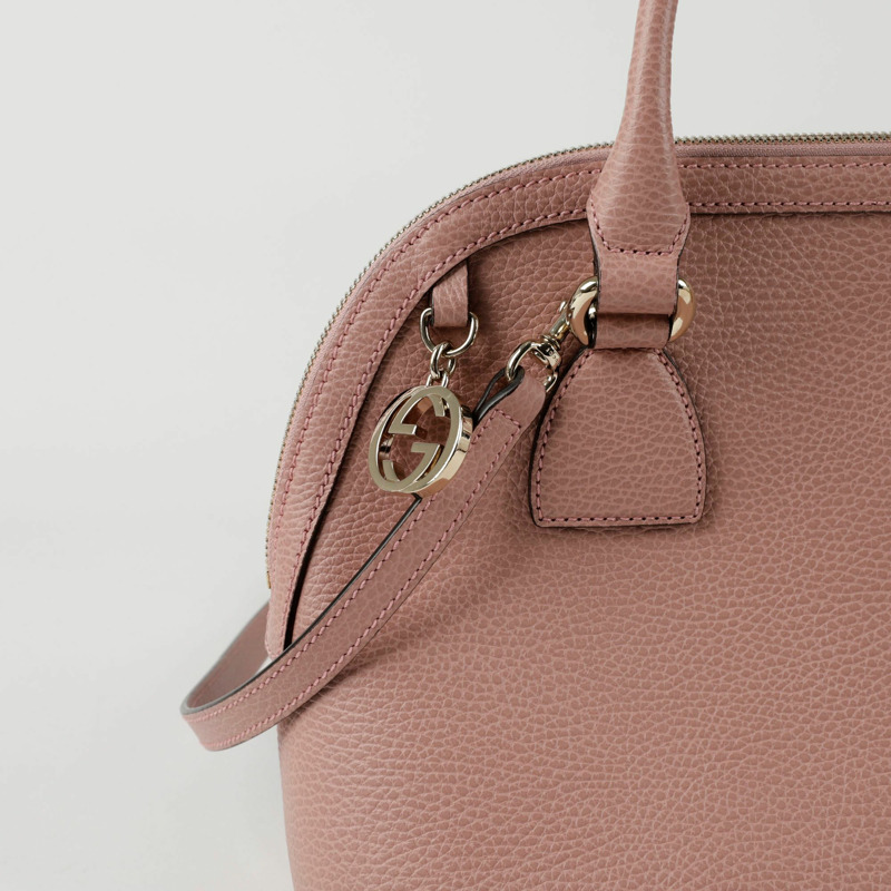 GUCCI 互鎖圓頂手提單肩包 449662-1