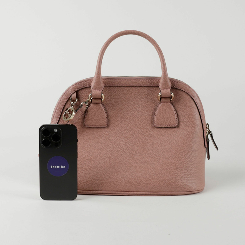 GUCCI 互鎖圓頂手提單肩包 449662-8