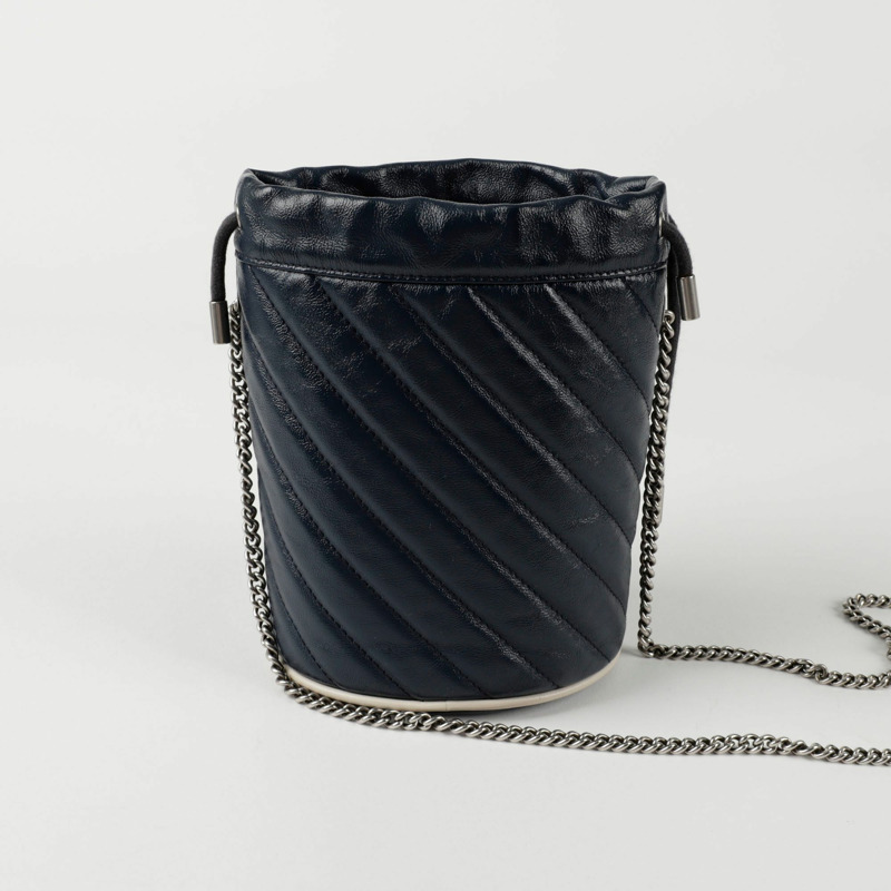 GUCCI GG Marmont Tortue 迷你水桶肩斜背包 573817-3