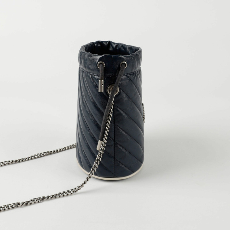 GUCCI GG Marmont Tortue 迷你水桶肩斜背包 573817-4