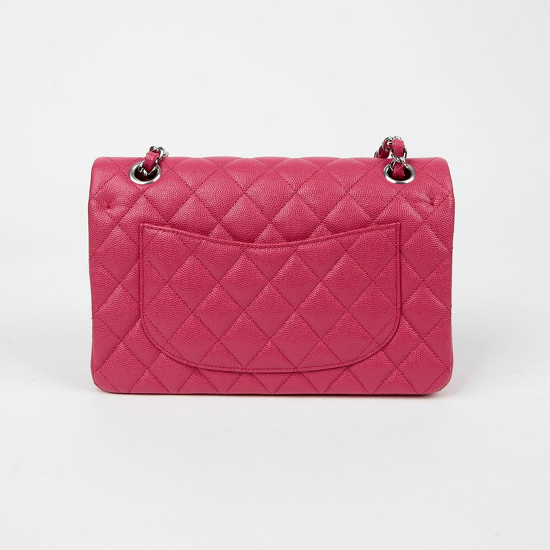 CHANEL Caviar Skin 經典小號翻蓋單肩包 A01113-3