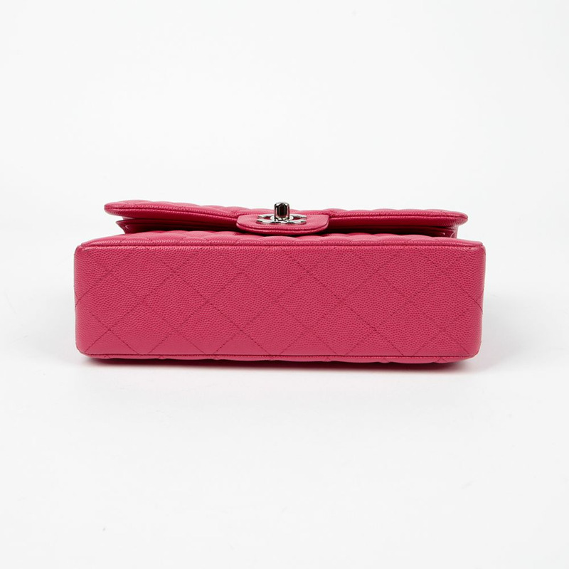CHANEL Caviar Skin 經典小號翻蓋單肩包 A01113-5