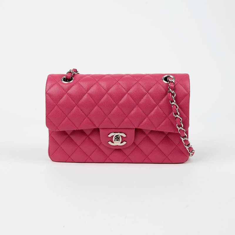 【包稅】CHANEL 魚子醬紋經典小翻蓋單肩包 A01113-1