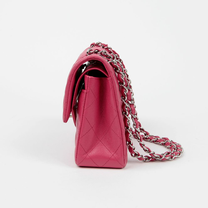 【包稅】CHANEL 魚子醬紋經典小翻蓋單肩包 A01113-4