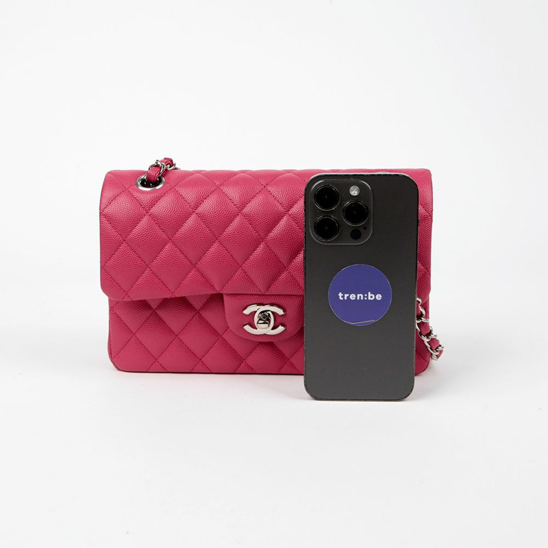 【包稅】CHANEL 魚子醬紋經典小翻蓋單肩包 A01113-6