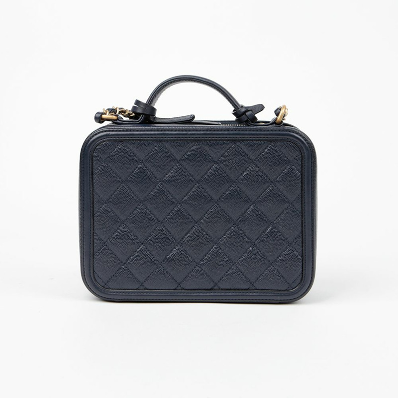 CHANEL Caviar Cosmetic 中型托特單肩包 A93343-3
