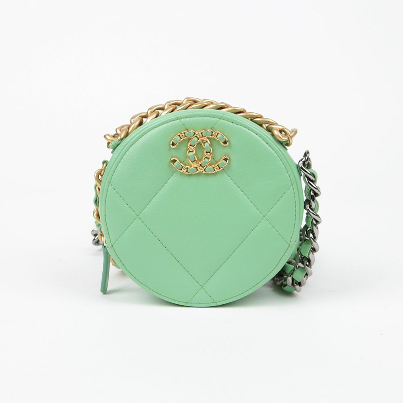 【包稅】CHANEL 圓形迷你鏈肩斜背包 AP0945 19-1