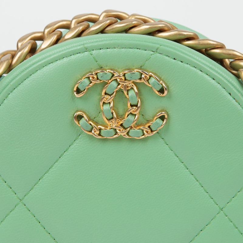 【包稅】CHANEL 圓形迷你鏈肩斜背包 AP0945 19-2