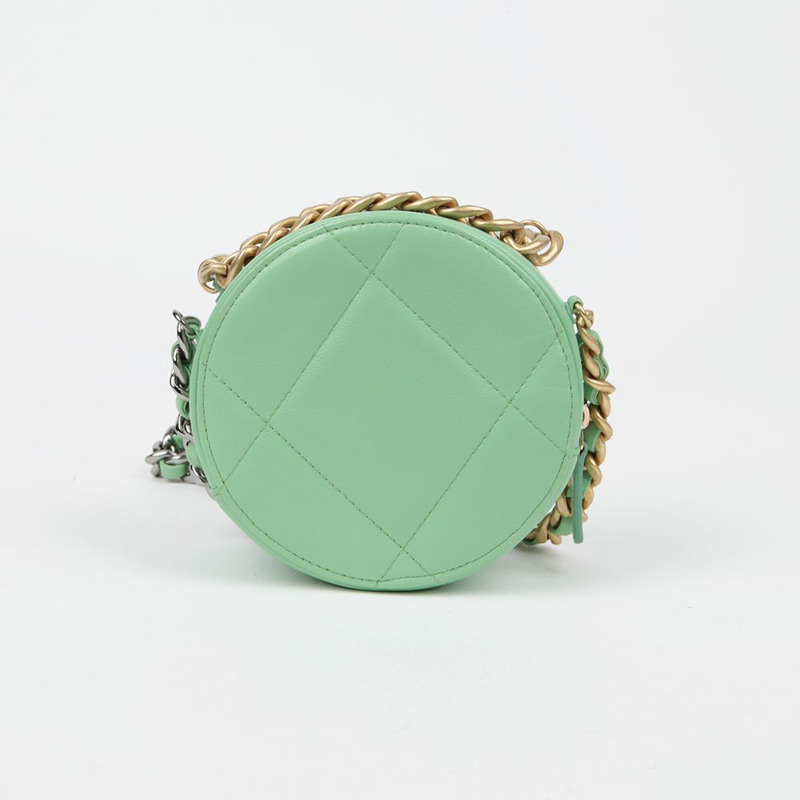 【包稅】CHANEL 圓形迷你鏈肩斜背包 AP0945 19-3